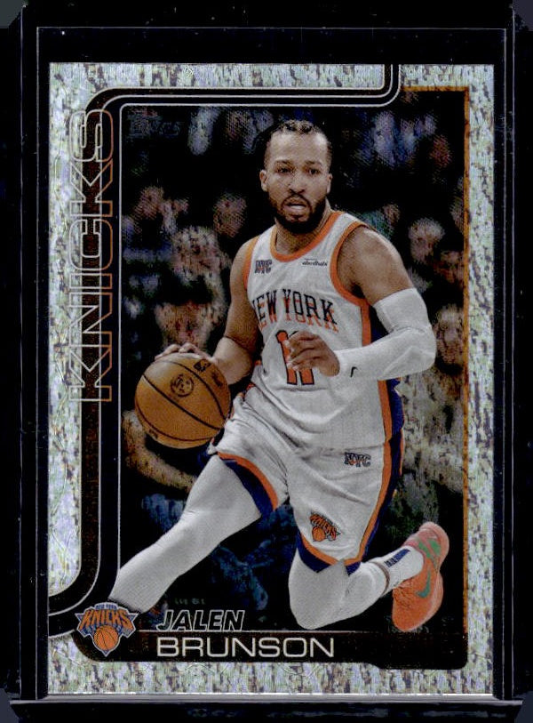 2025-26 Topps #14 Jalen Brunson Rainbow Foilboard