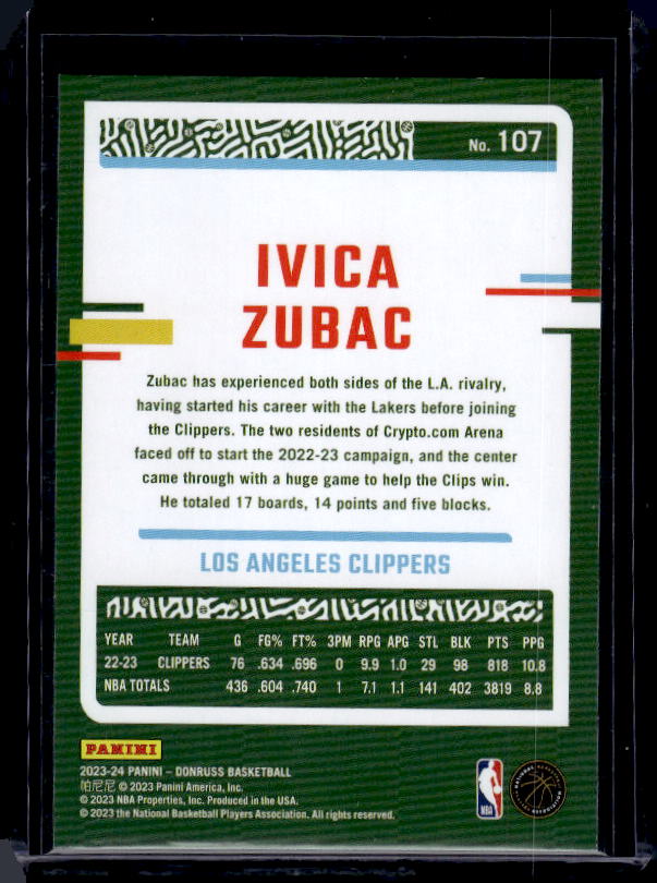 2023-24 Donruss #107 Ivica Zubac