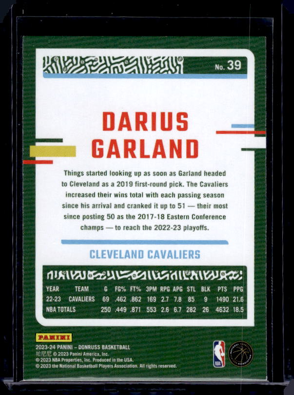 2023-24 Donruss #39 Darius Garland