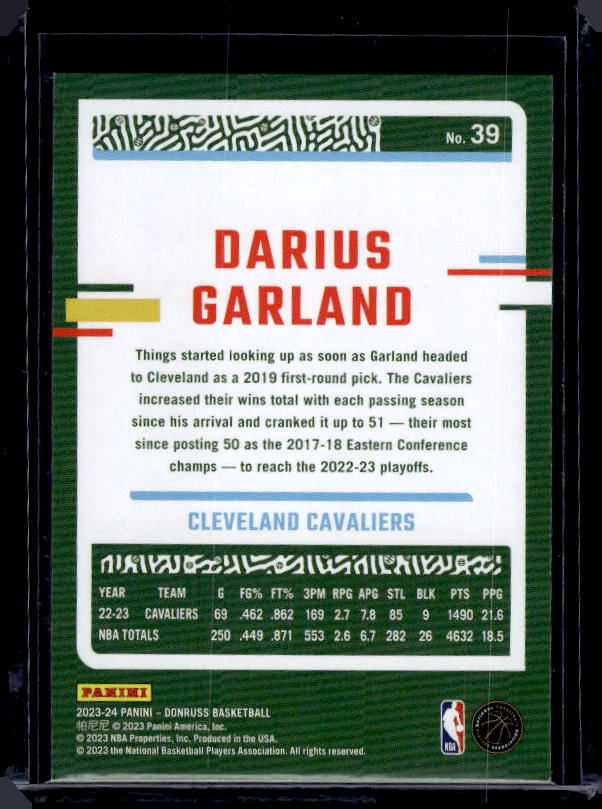 2023-24 Donruss #39 Darius Garland