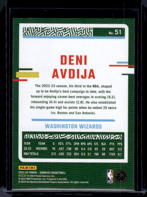 2023-24 Donruss #51 Deni Avdija
