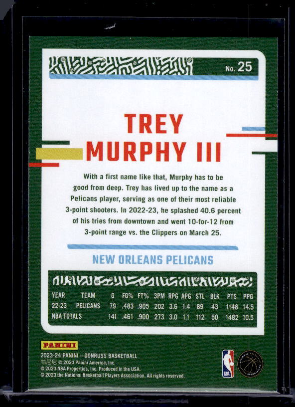 2023-24 Donruss #25 Trey Murphy III