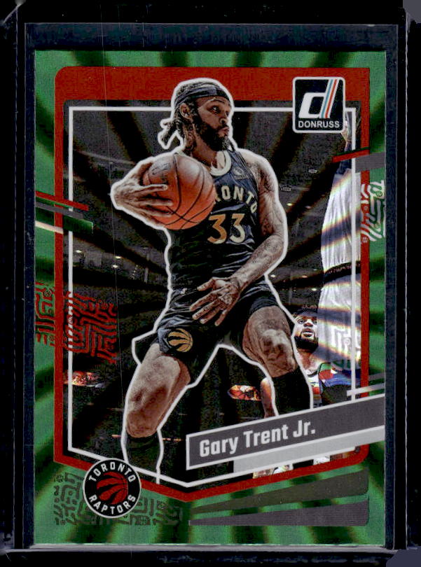2023-24 Donruss #144 Gary Trent Jr. Green Laser Holo