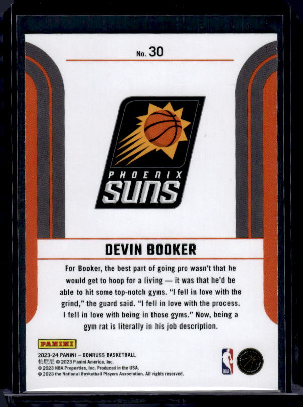 2023-24 Donruss #30 Devin Booker Franchise Features