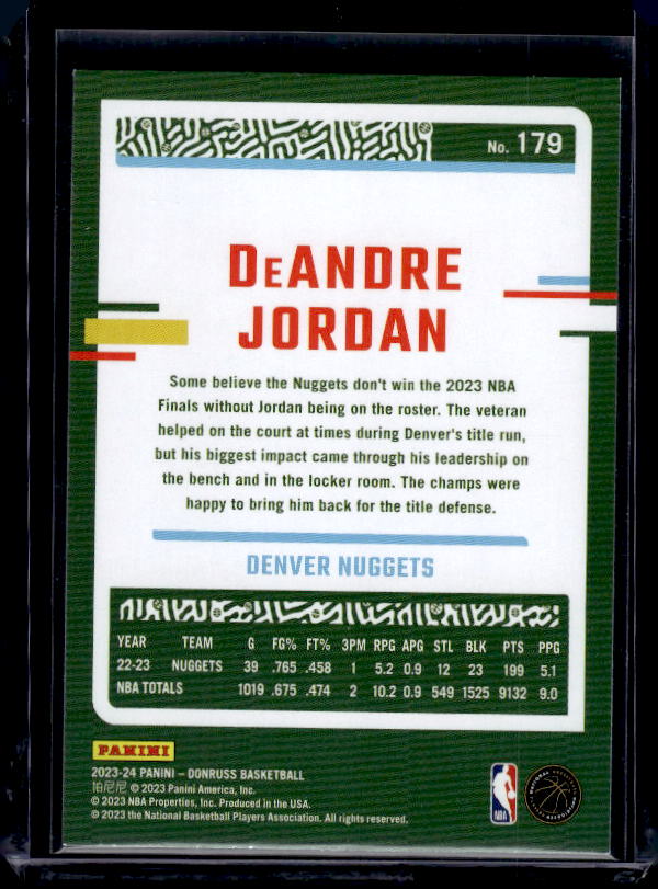 2023-24 Donruss #179 DeAndre Jordan