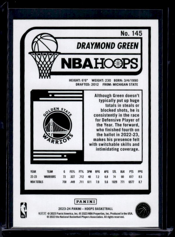 2023-24 Hoops #145 Draymond Green