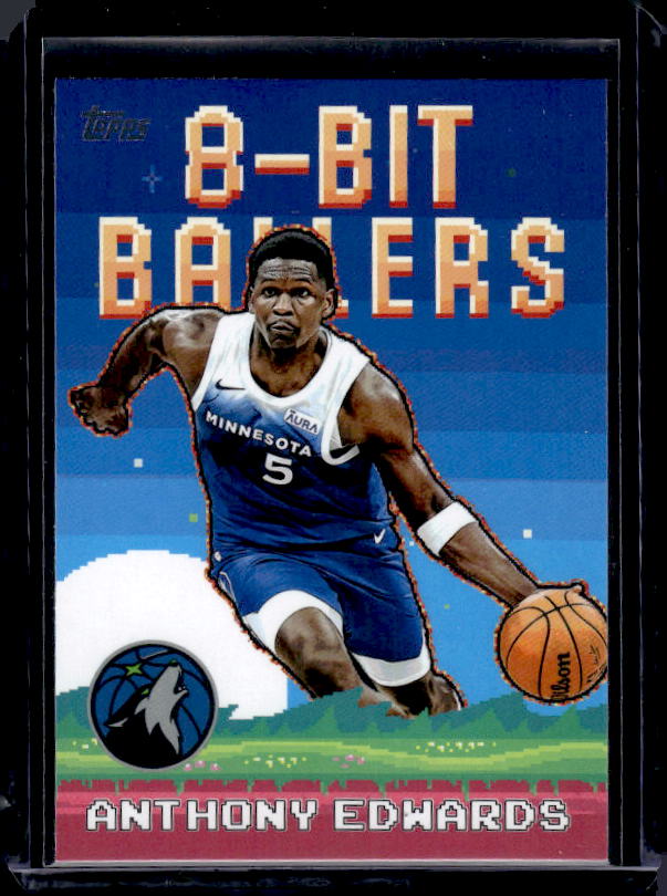 2025-26 Topps #8B-18 Anthony Edwards 8-Bit Ballers