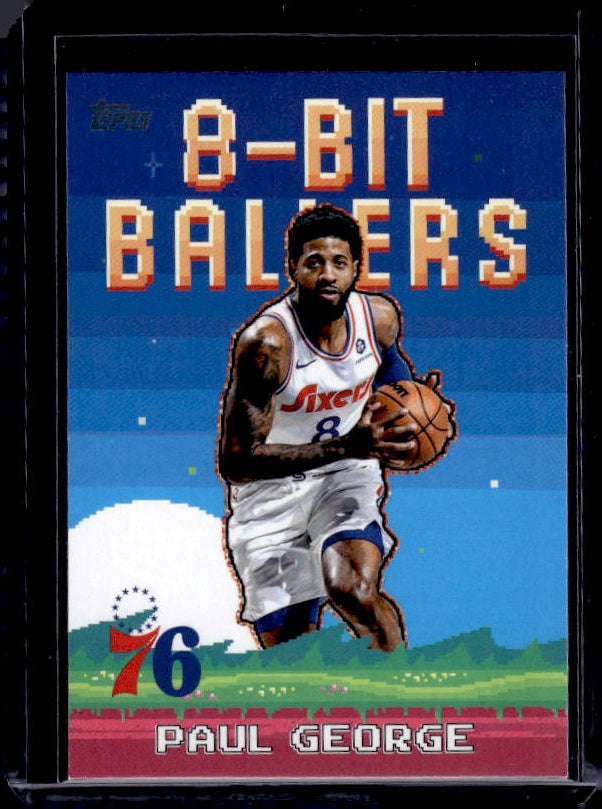 2025-26 Topps #8B-7 Paul George 8-Bit Ballers