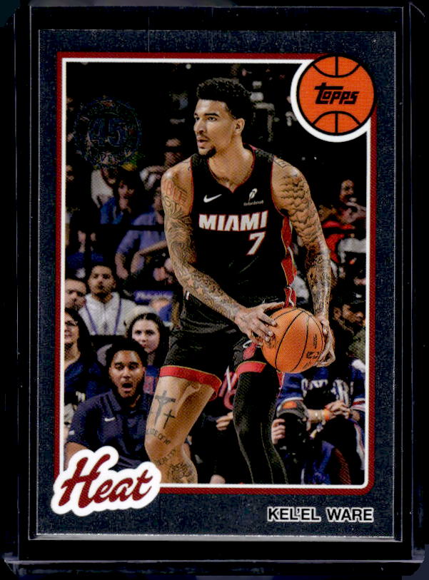 2025-26 Topps #80BK-27 Kel'el Ware 1980-81 Topps Basketball
