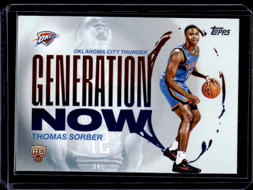 2025-26 Topps #GN-15 Thomas Sorber Generation Now