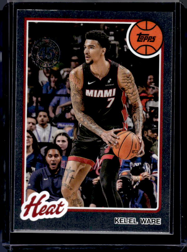 2025-26 Topps #80BK-27 Kel'el Ware 1980-81 Topps Basketball