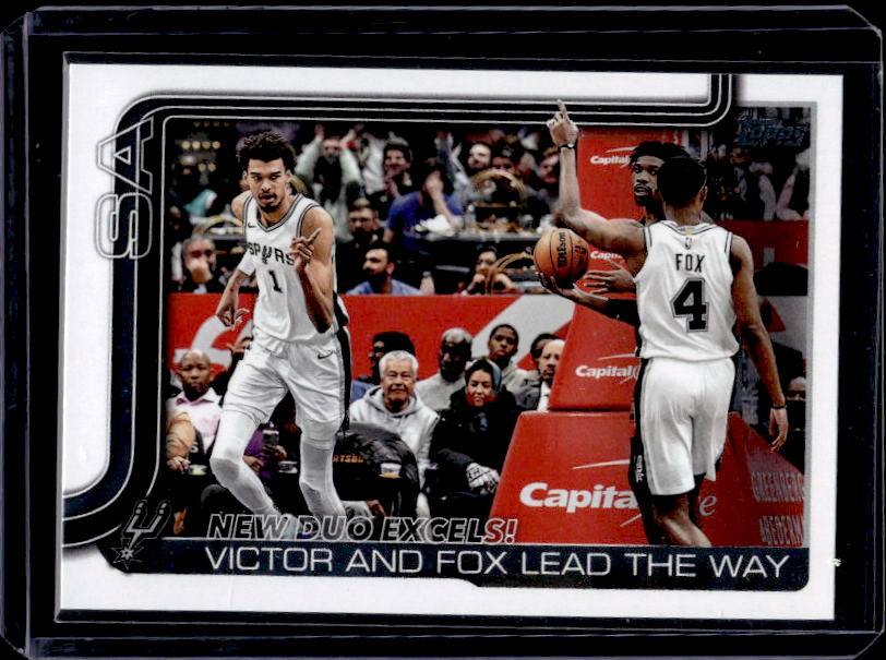 2025-26 Topps #300 New Duo Excels!: Victor and Fox Lead The Way