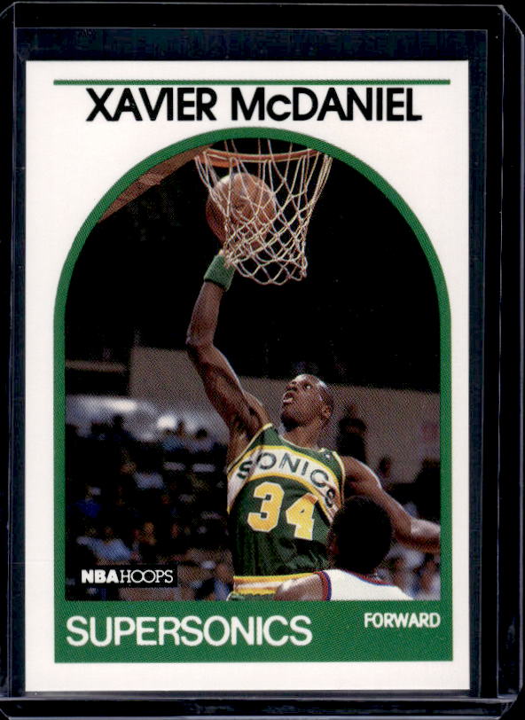 1989-90 Hoops #70 Xavier McDaniel