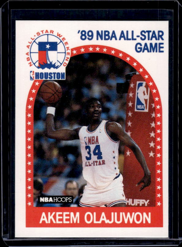1989-90 Hoops #178 Akeem Olajuwon