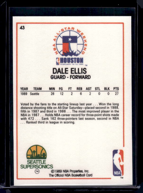 1989-90 Hoops #43 Dale Ellis