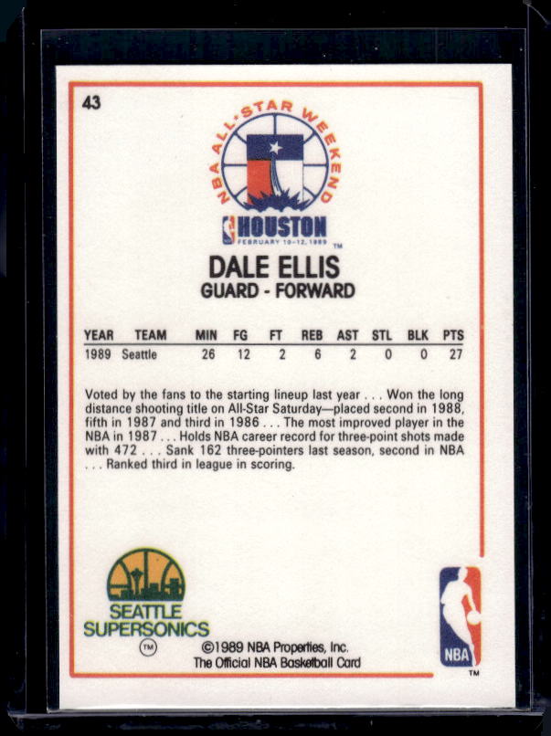 1989-90 Hoops #43 Dale Ellis