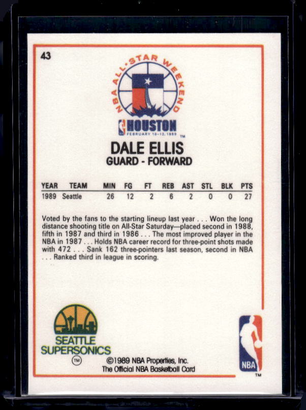 1989-90 Hoops #43 Dale Ellis