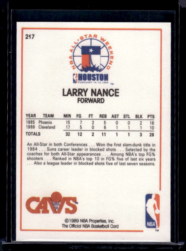 1989-90 Hoops #217 Larry Nance