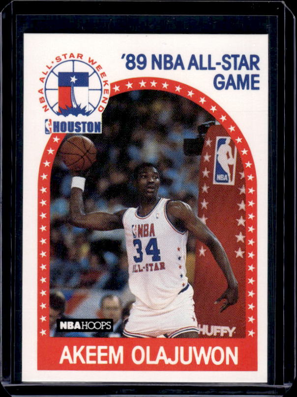 1989-90 Hoops #178 Akeem Olajuwon