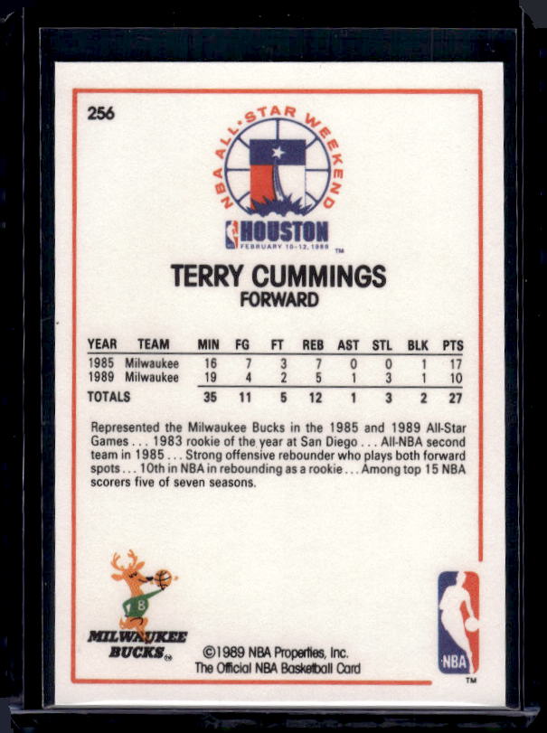 1989-90 Hoops #256 Terry Cummings