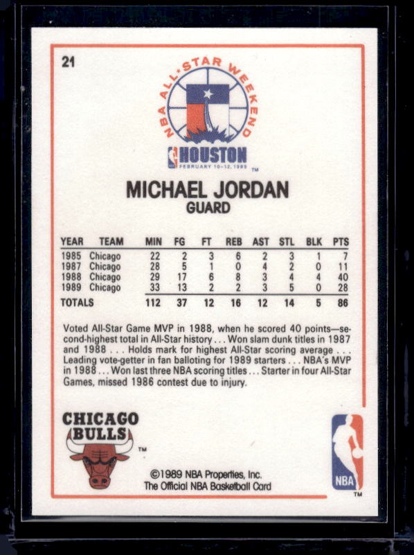 1989-90 Hoops #21 Michael Jordan
