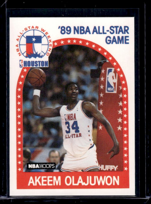 1989-90 Hoops #178 Akeem Olajuwon