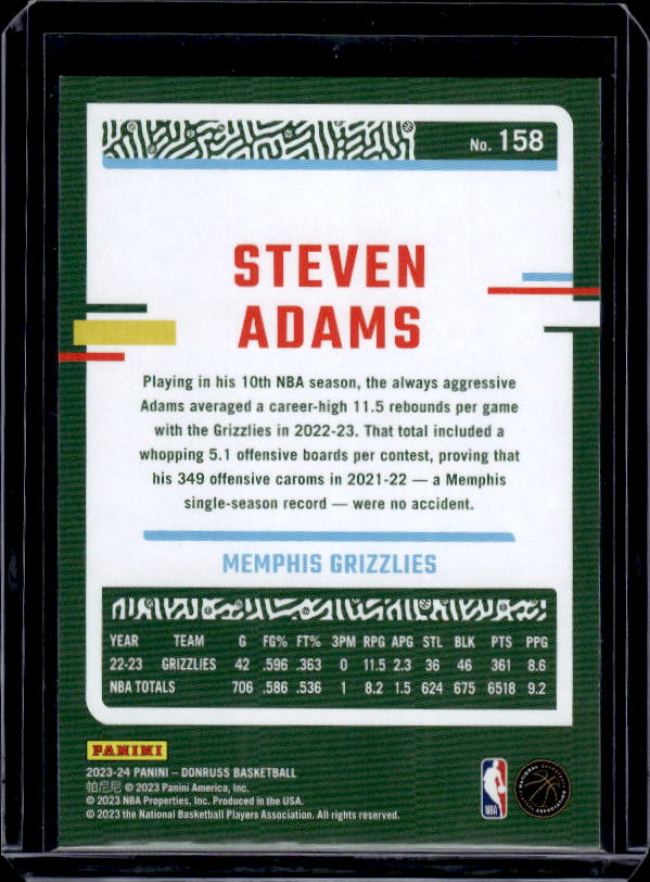 2023-24 Donruss #158 Steven Adams