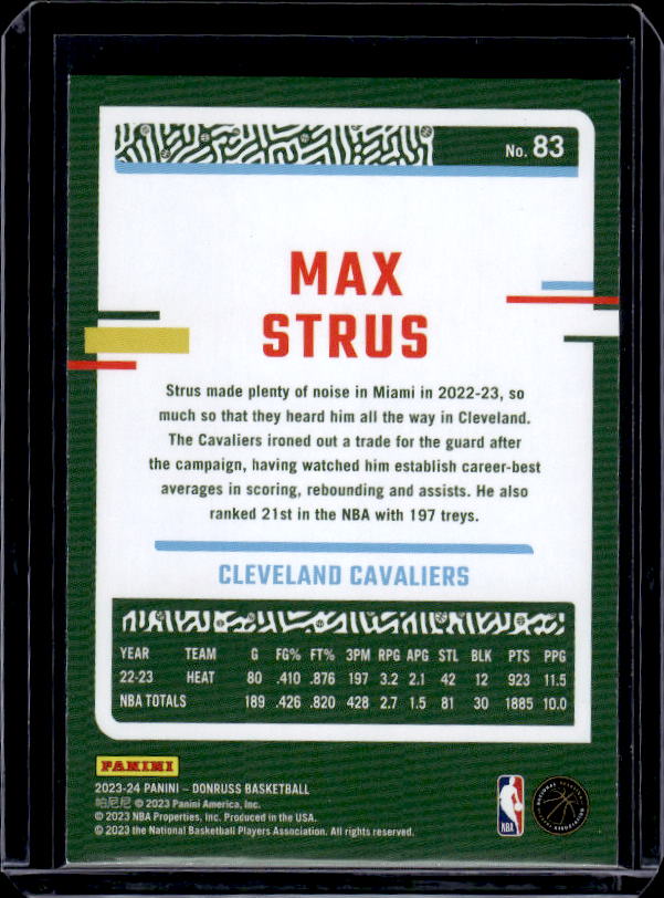 2023-24 Donruss #83 Max Strus