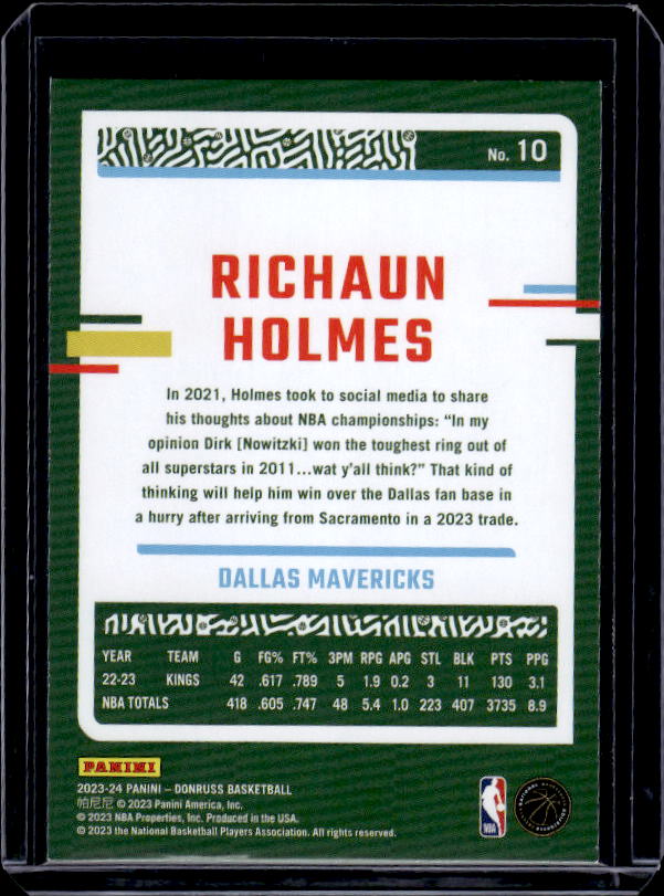 2023-24 Donruss #10 Richaun Holmes