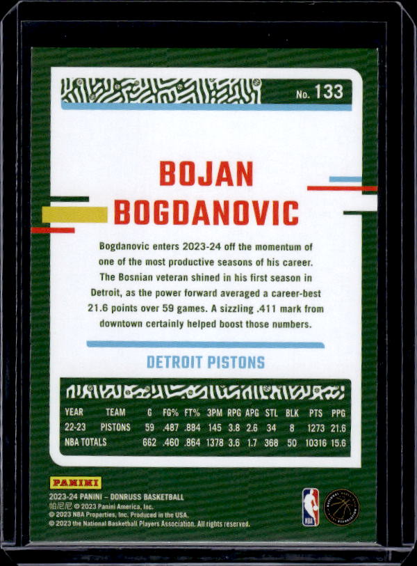 2023-24 Donruss #133 Bojan Bogdanovic