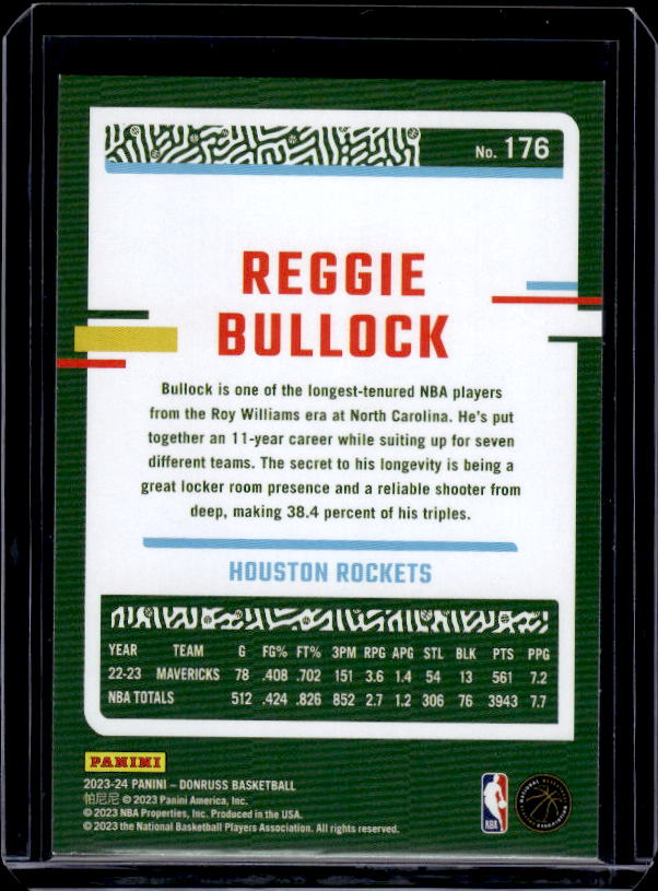 2023-24 Donruss #176 Reggie Bullock