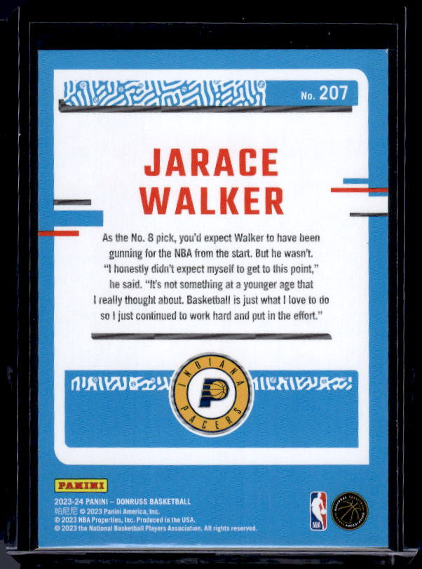2023-24 Donruss #207 Jarace Walker