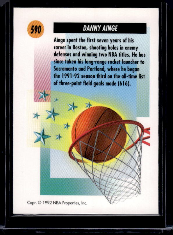 1991-92 SkyBox #590 Danny Ainge