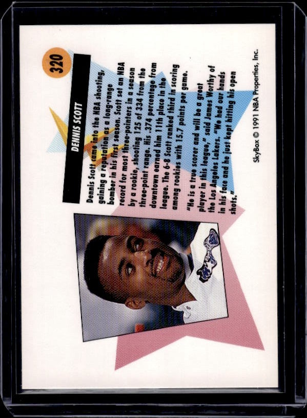 1991-92 SkyBox #320 Dennis Scott