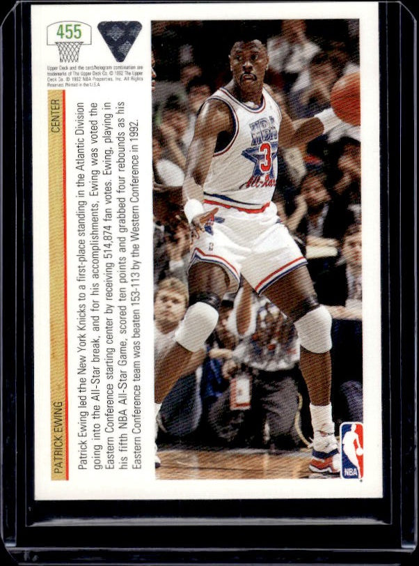 1991-92 Upper Deck #455 Patrick Ewing