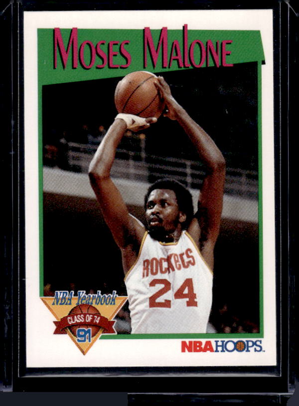 1991-92 Hoops #323 Moses Malone