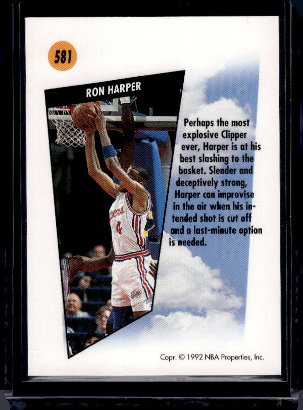 1991-92 SkyBox #581 Ron Harper