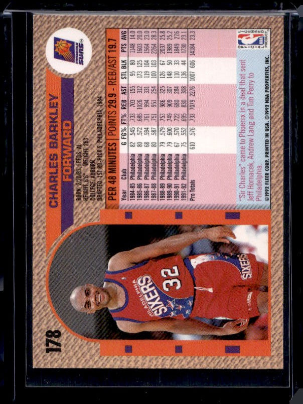 1992-93 Fleer #178 Charles Barkley
