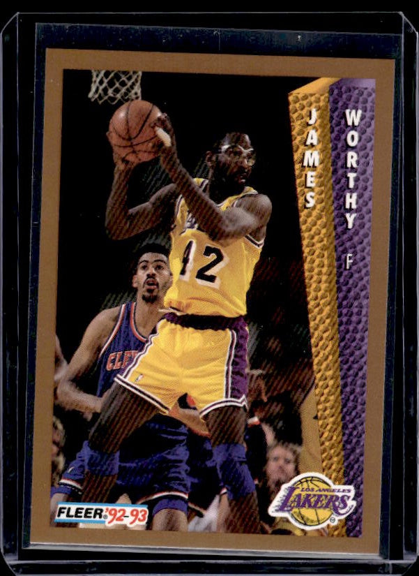 1992-93 Fleer #114 James Worthy