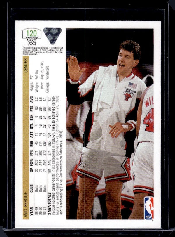 1991-92 Upper Deck #120 Will Perdue