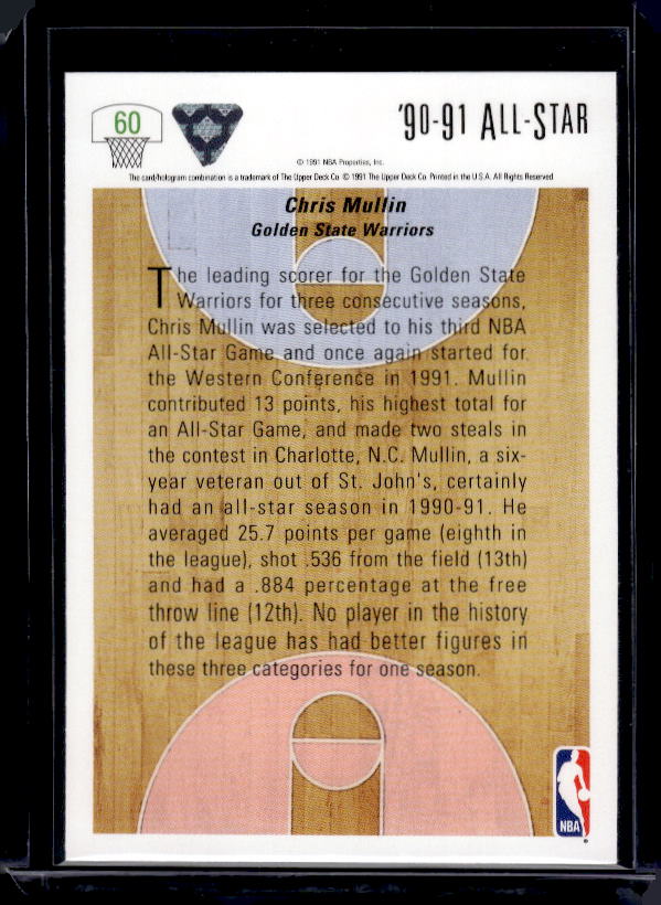 1991-92 Upper Deck #60 Chris Mullin