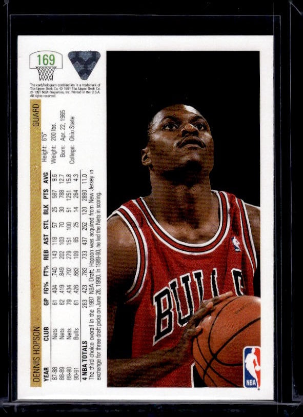 1991-92 Upper Deck #169 Dennis Hopson