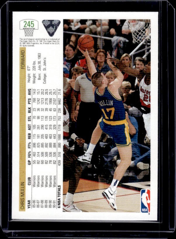 1991-92 Upper Deck #245 Chris Mullin