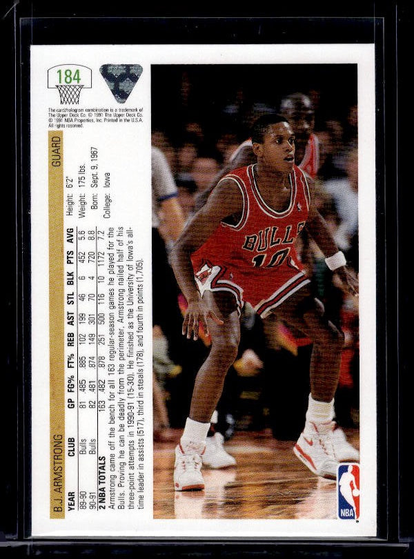 1991-92 Upper Deck #184 B.J. Armstrong