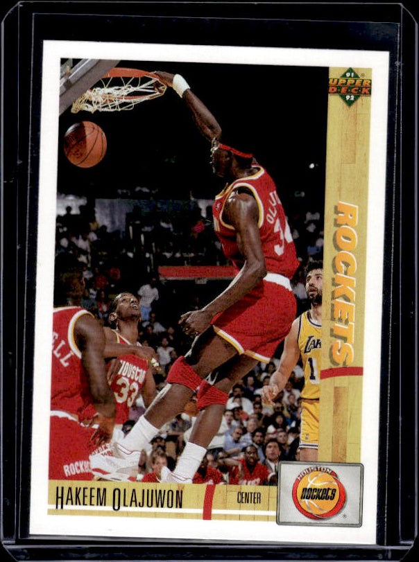 1991-92 Upper Deck #254 Hakeem Olajuwon
