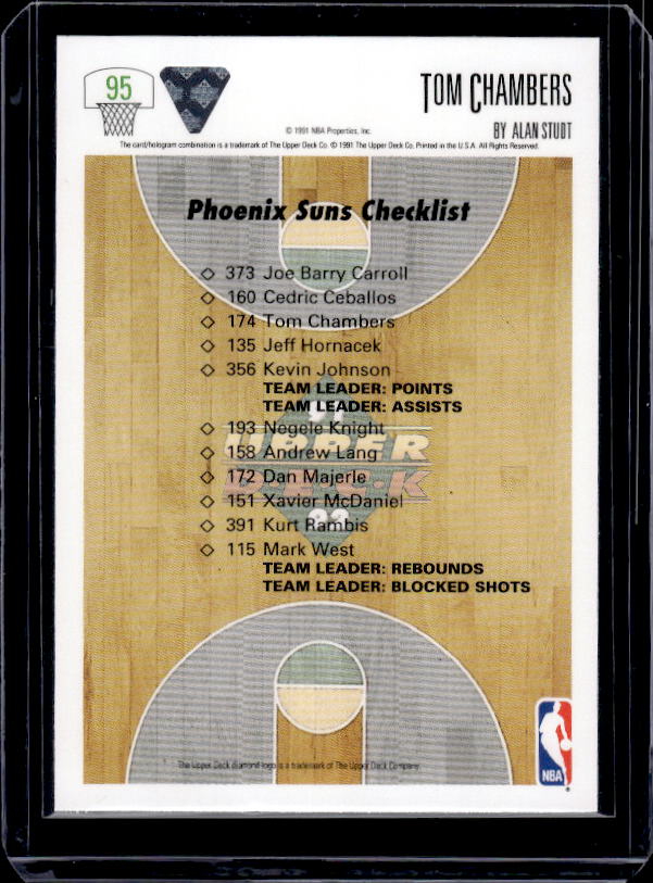 1991-92 Upper Deck #95 Tom Chambers