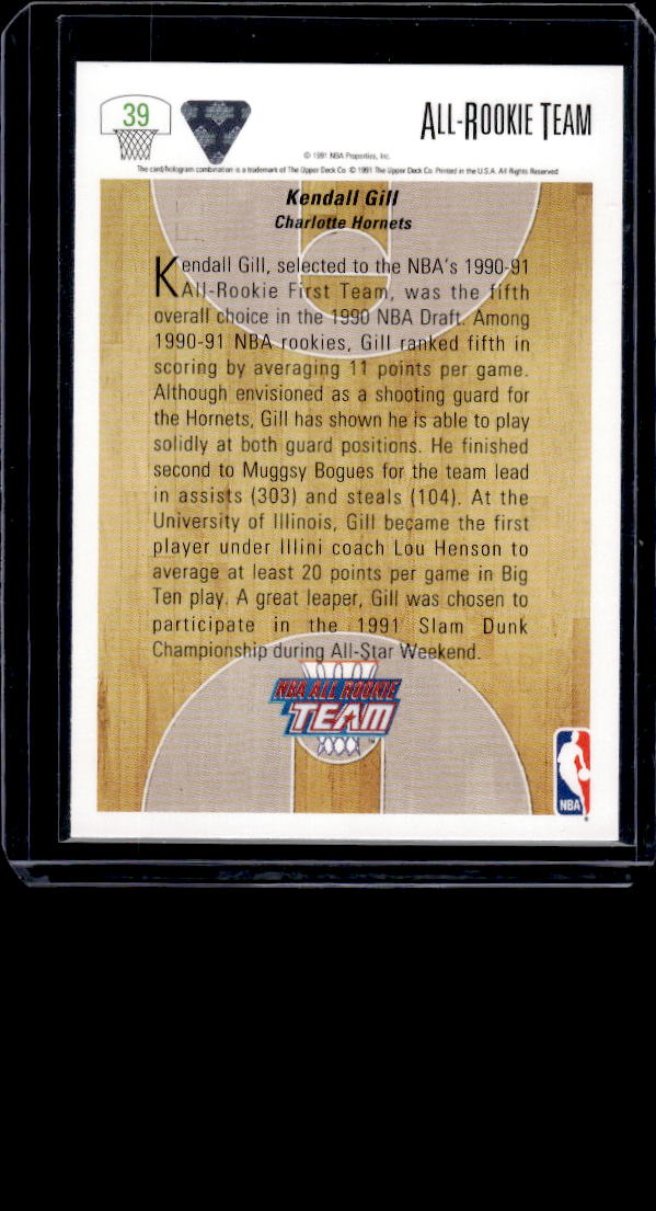 1991-92 Upper Deck #39 Kendall Gill