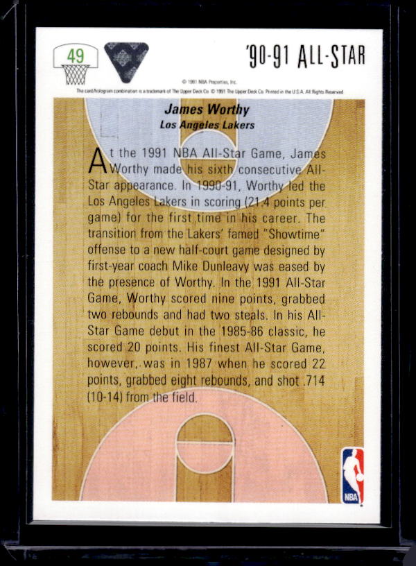1991-92 Upper Deck #49 James Worthy