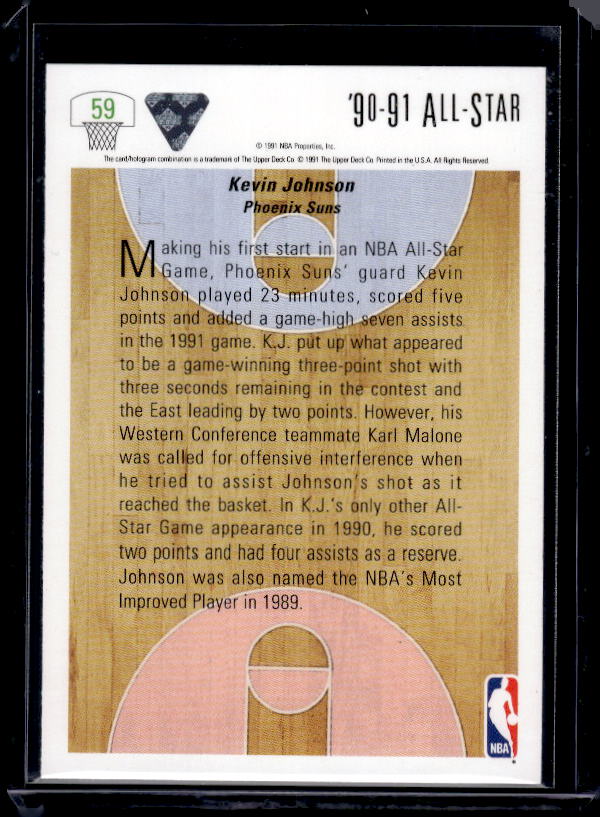 1991-92 Upper Deck #59 Kevin Johnson