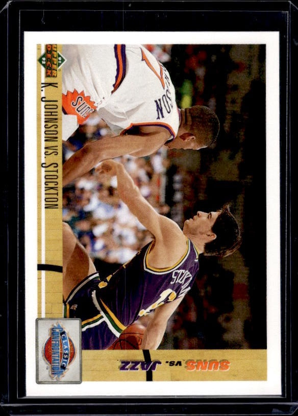 1991-92 Upper Deck #32 K. Johnson vs. Stockton